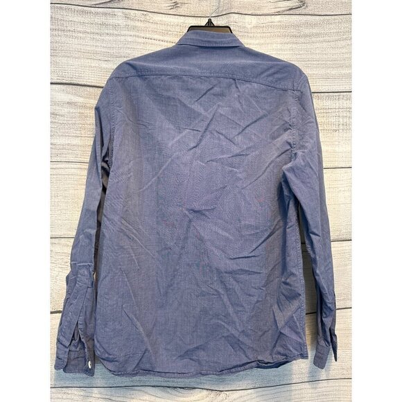 J. Crew Blue Long Sleeve Button Down Shirt Size M - Picture 4 of 4